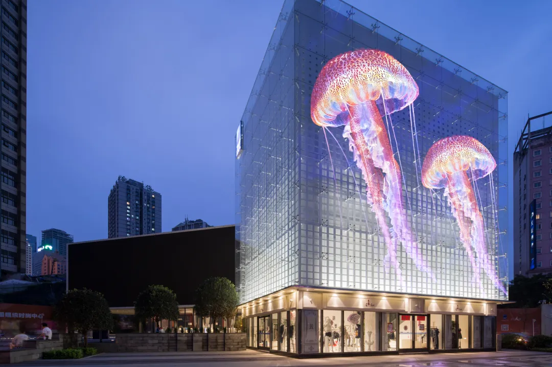 Transparent LED display screen